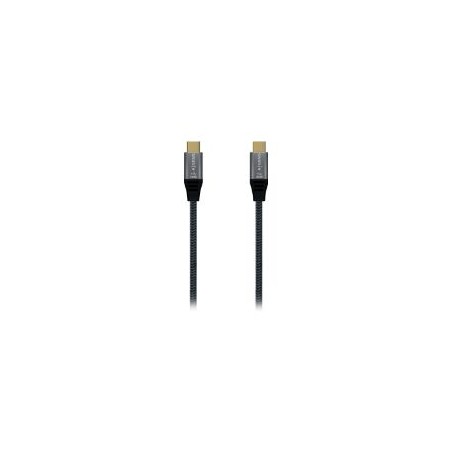 Cable AISENS USB-C 4/M a USB-C 4/M 2m Gris (A107-0634)