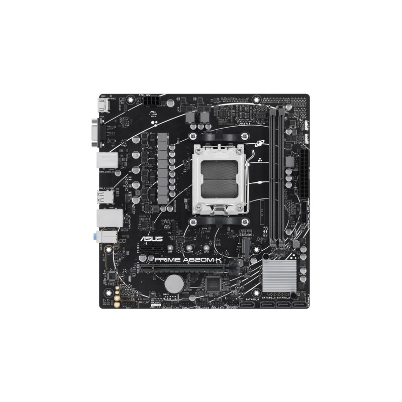 ASUS PRIME A620M-K: (AM5) 2DDR5 VGA HDMI RJ45 mATX