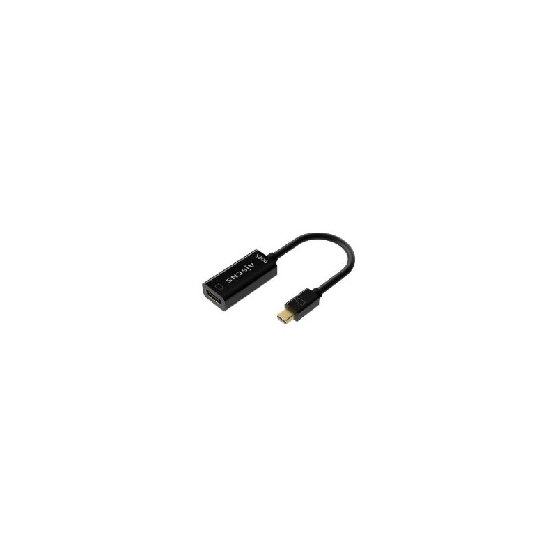 Cable AISENS MiniDP/M a HDMI A/H 15cm Negro (A125-0643)