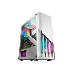 Caja Mars Gaming FRGB ATX mATX Mini-ITX Blanca (MCX2W)