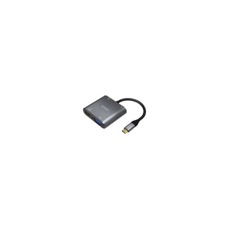 Adaptador AISENS USB-C a USB-A/C/VGA/HDMI (A109-0626)