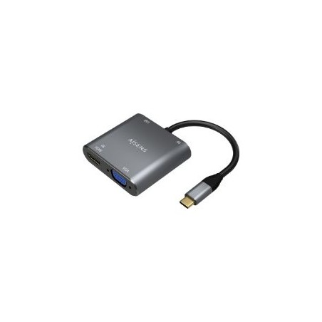 Adaptador AISENS USB-C a USB-A/C/VGA/HDMI (A109-0626)