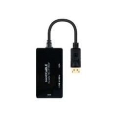 Adaptador Nanocable DP a HDMI/DVI/VGA (10.16.3301-ALL)