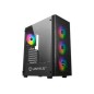 Caja UNYKA Mir 100 ARGB USB-A ATX Negra (UK511303)