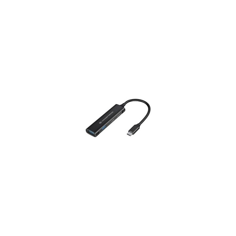 Hub CONCEPTRONIC USB-C a 4xUSB-A/C Negro (HUBBIES12B)
