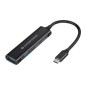 Hub CONCEPTRONIC USB-C a 4xUSB-A/C Negro (HUBBIES12B)