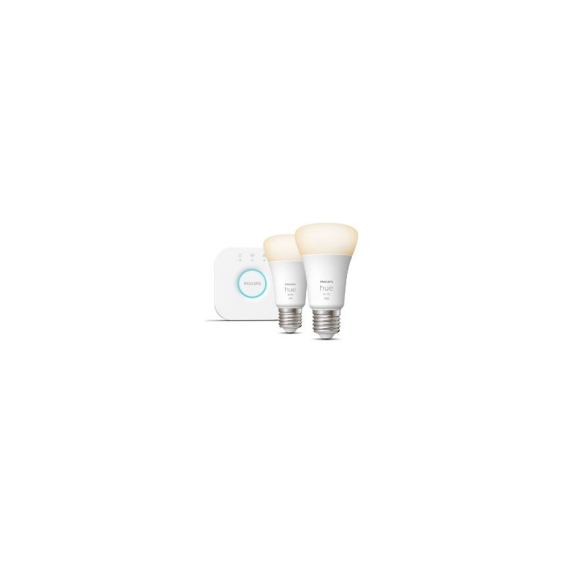 Kit Philips 2 Bombillas E27 + Hue Bridge (929002469201) Kit Philips 2 Bombillas E27 + Hue Bridge (929002469201)