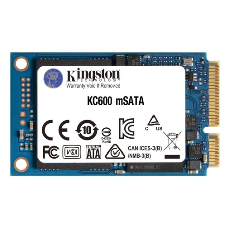 SSD Kingston KC600 256Gb mSata SATA3 3D (SKC600MS/256G)