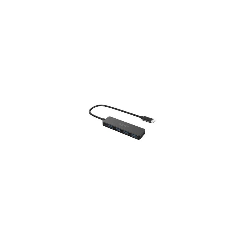 Hub Approx USB-C a 4xUSB-A 3.0 27cm Negro (APPC54)
