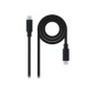 Nanocable USB-C/M a USB-C/M 1.5m Negro (10.01.4101-L150