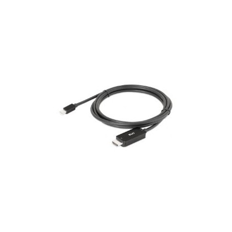 Cable Club 3D Mini DP/M a HDMI/M 1.8m Negro (CAC-1187)