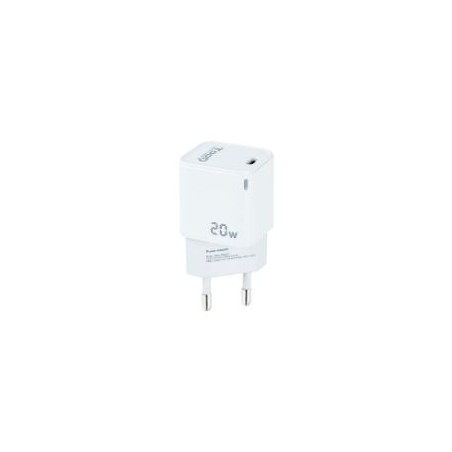 Cargador de Pared TooQ 20W 1xUSB-C Blanco (TQWC-PD20WT)
