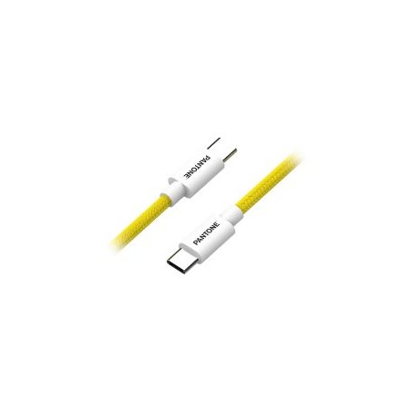 Cable PANTONE USB-C/M a USB-C/M Amarillo (PT-CTC002-5Y)