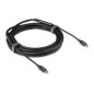 Cable Club 3D USB-C/M a USB-C/M 5m Negro (CAC-1535) Cable Club 3D USB-C/M a USB-C/M 5m Negro (CAC-1535)