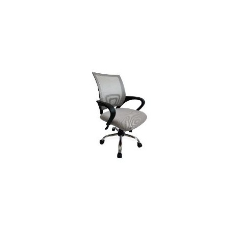 Silla de Oficina EQUIP Malla Gris Clara (EQ651015)