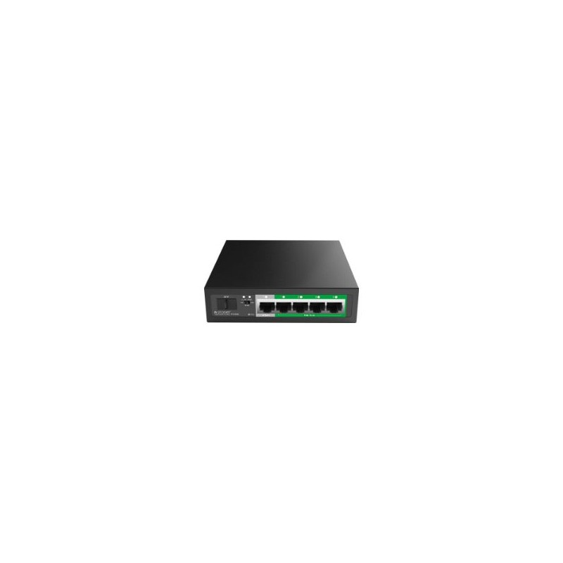 Switch STONET 5xRJ45 GbE 1xSFP PoE Negro (P106GC) Switch STONET 5xRJ45 GbE 1xSFP PoE Negro (P106GC)