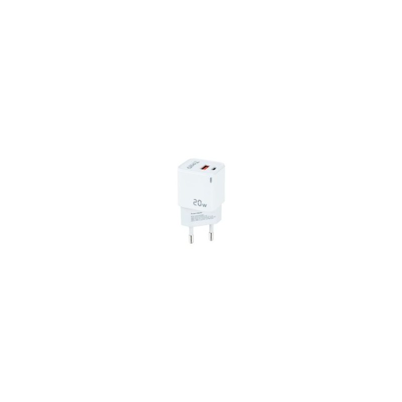 Cargador Pared TOOQ 20W USB-A/C Blanco (TQWC-QCPD20WT) Cargador Pared TOOQ 20W USB-A/C Blanco (TQWC-QCPD20WT)