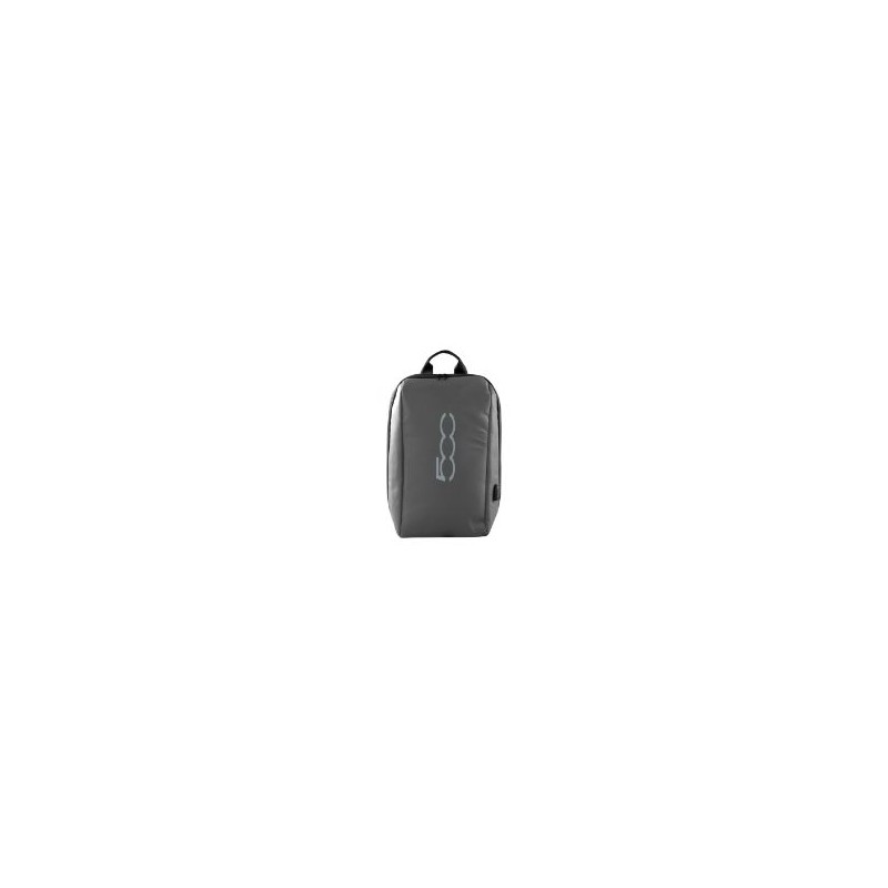 Mochila Fiat 500 15" Tela Negra/Gris (BACKPACK500GR)