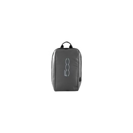 Mochila Fiat 500 15" Tela Negra/Gris (BACKPACK500GR)