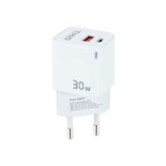 Cargador de Pared TooQ 30W USB-A/C (TQWC-GANQCPD30WT)