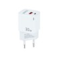 Cargador de Pared TooQ 30W USB-A/C (TQWC-GANQCPD30WT) Cargador de Pared TooQ 30W USB-A/C (TQWC-GANQCPD30WT)