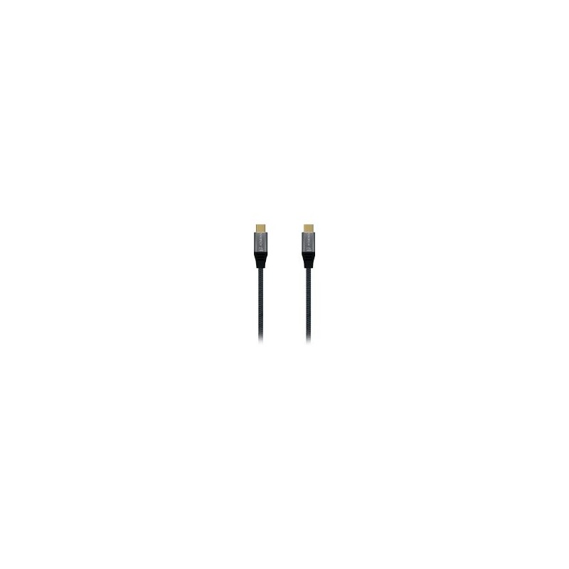 Cable AISENS USB-C 4/M a USB-C 4/M 0.6m Gris(A107-0670)