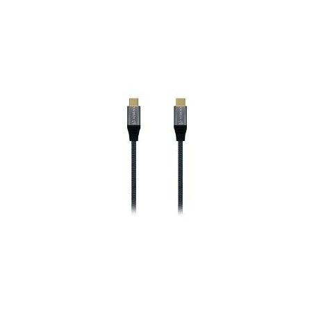 Cable AISENS USB-C 4/M a USB-C 4/M 0.6m Gris(A107-0670)