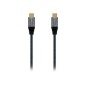 Cable AISENS USB-C 4/M a USB-C 4/M 0.6m Gris(A107-0670)