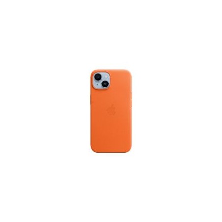 Funda Apple 6.1" Cuero iPhone 14 Naranja (MPP83ZM/A)