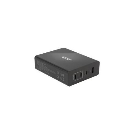 Cargador Club 3D 132W 1xUSB-A 3xUSB-C Negro (CAC-1906)
