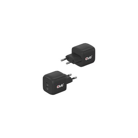 Cargador Viaje Club 3D 45W 2xUSB-C Negro (CAC-1909EU)