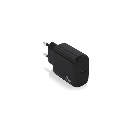 Cargador de Pared AISENS 1xUSB-C 25W Negro (A110-0757)