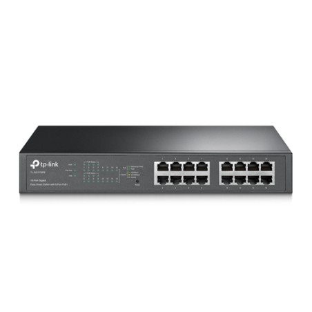 Switch TP-Link 16xRJ45 PoE+ Rack 1U Negro (TL-SG1016PE)