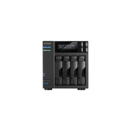 NAS Asustor DDR3 2Gb SATA2/3 4 Bahías Negro (AS7004T)