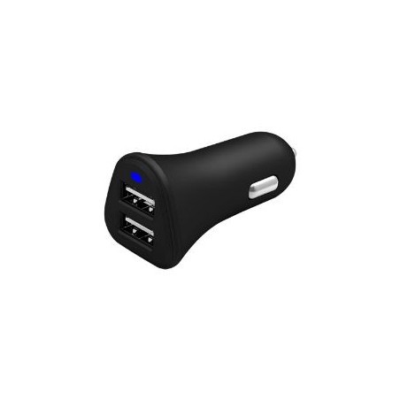 Cargador de Coche CELLY 2xUSB-A 2.0 Negro (PCCC2USBBK)