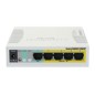Switch Mikrotik 5xRJ45 GbE 1xSFP PoE (CSS106-1G-4P-1S)