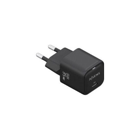 Cargador Pared AISENS 1xUSB-C 35W (ASCH-35W1P023-BK)