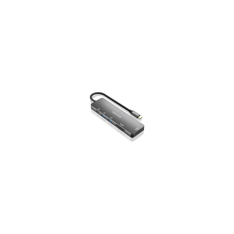 Dock AISENS USB-C a 2USB-A/HDMI/USB-C (ASUC-6P016-GR)
