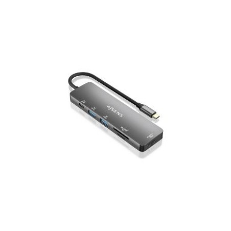 Dock AISENS USB-C a 2USB-A/HDMI/USB-C (ASUC-6P016-GR)