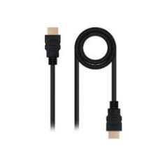 Nanocable HDMI/M a HDMI/M 50cm Negro (10.15.3800)