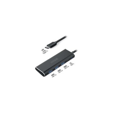 Hub NILOX USB-C a 3xUSB-A 3.0 1xUSB-C (NXHUBUSBC03)