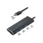 Hub NILOX USB-C a 3xUSB-A 3.0 1xUSB-C (NXHUBUSBC03) Hub NILOX USB-C a 3xUSB-A 3.0 1xUSB-C (NXHUBUSBC03)
