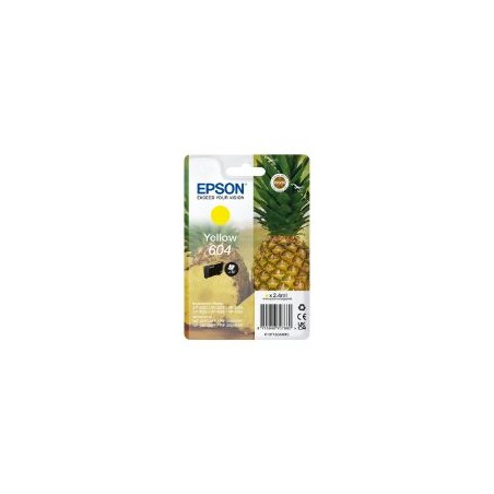 Tinta Epson 604 Amarillo 2.4ml 130 pág (C13T10G44010)