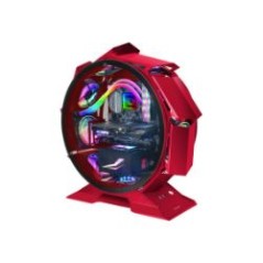 Caja Circular Mars Gaming mATX Mini-ITX Roja (MCORBR)