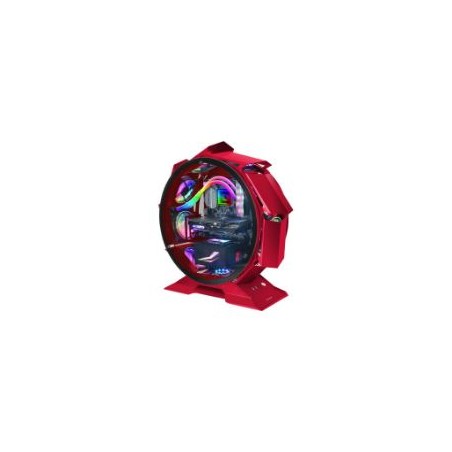 Caja Circular Mars Gaming mATX Mini-ITX Roja (MCORBR)