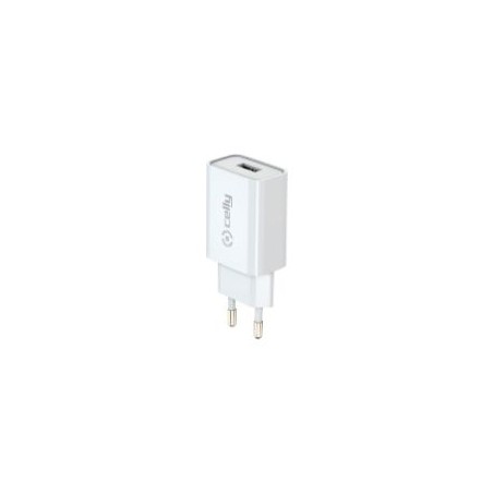 Cargador Pared CELLY 10W 1USB-A 2.0 Blanco (RTGTC10WWH)