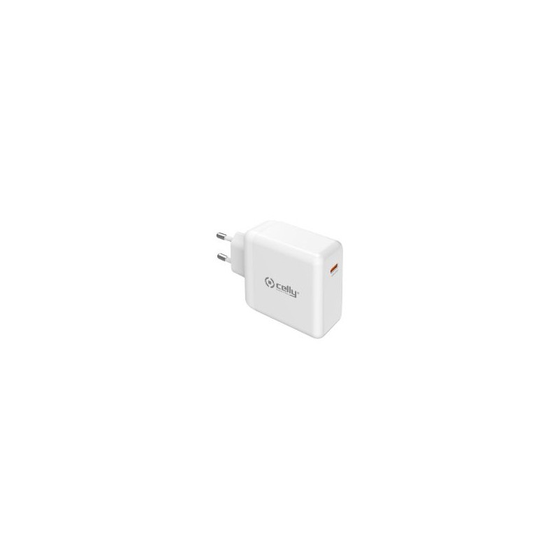 Cargador de Pared CELLY 65W 1xUSB Blanco (TC1C65WGANWH)