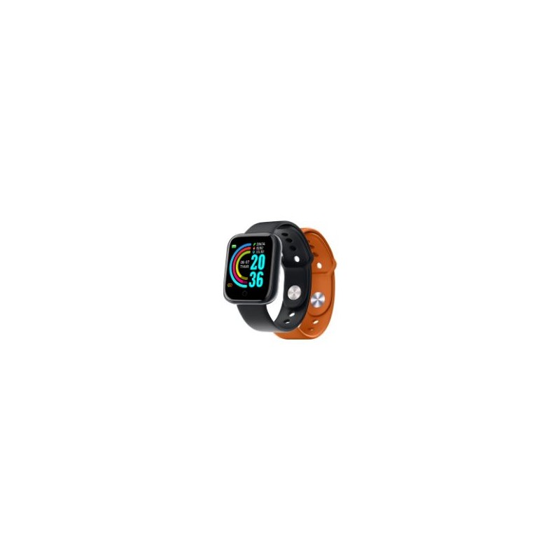 Smartwatch CELLY 1.44" BT Negro/Naranja (TRAINERBEATOR) Smartwatch CELLY 1.44" BT Negro/Naranja (TRAINERBEATOR)