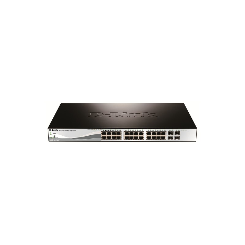 Switch D-Link 24xRJ45 GbE PoE Rack 1U (DGS-1210-28P/E)