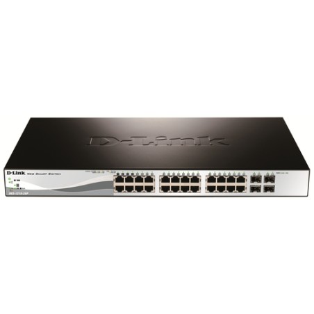 Switch D-Link 24xRJ45 GbE PoE Rack 1U (DGS-1210-28P/E)